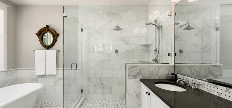 bathroom shower door installation in Bay Point